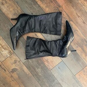 Nine West Black Heeled Boots